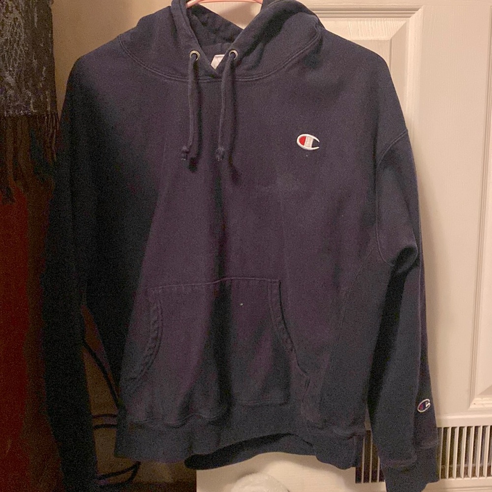 Champion Navy Blue Hoodie